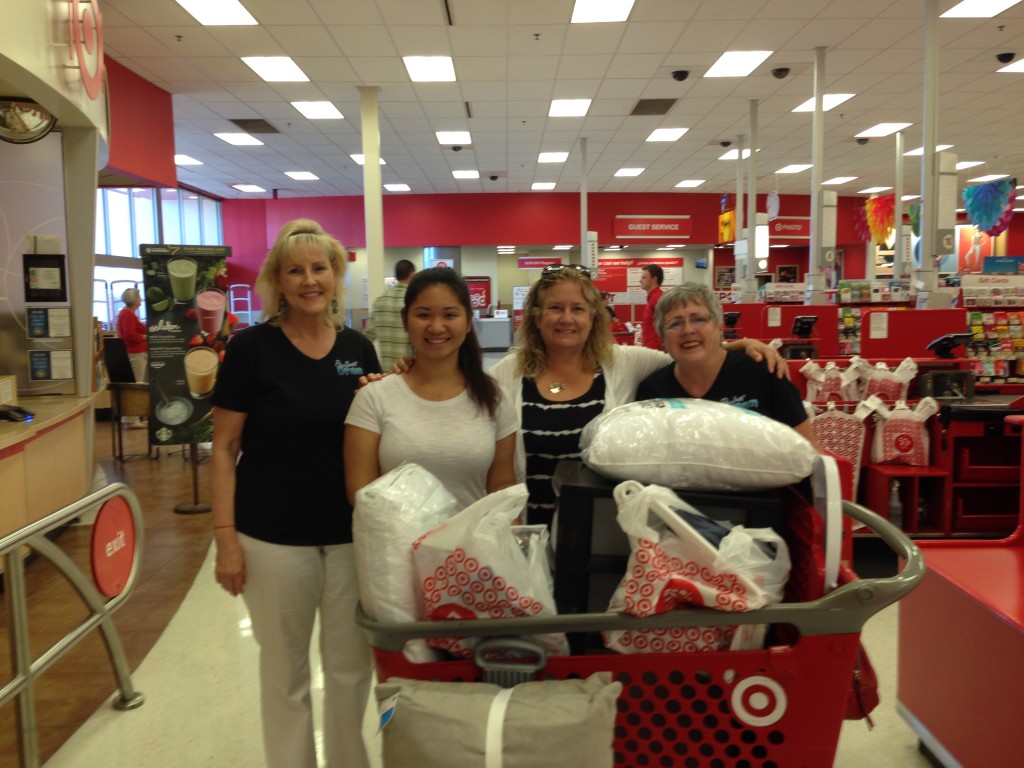 Project DREAM College Bound students on a dorm-supply shopping spree