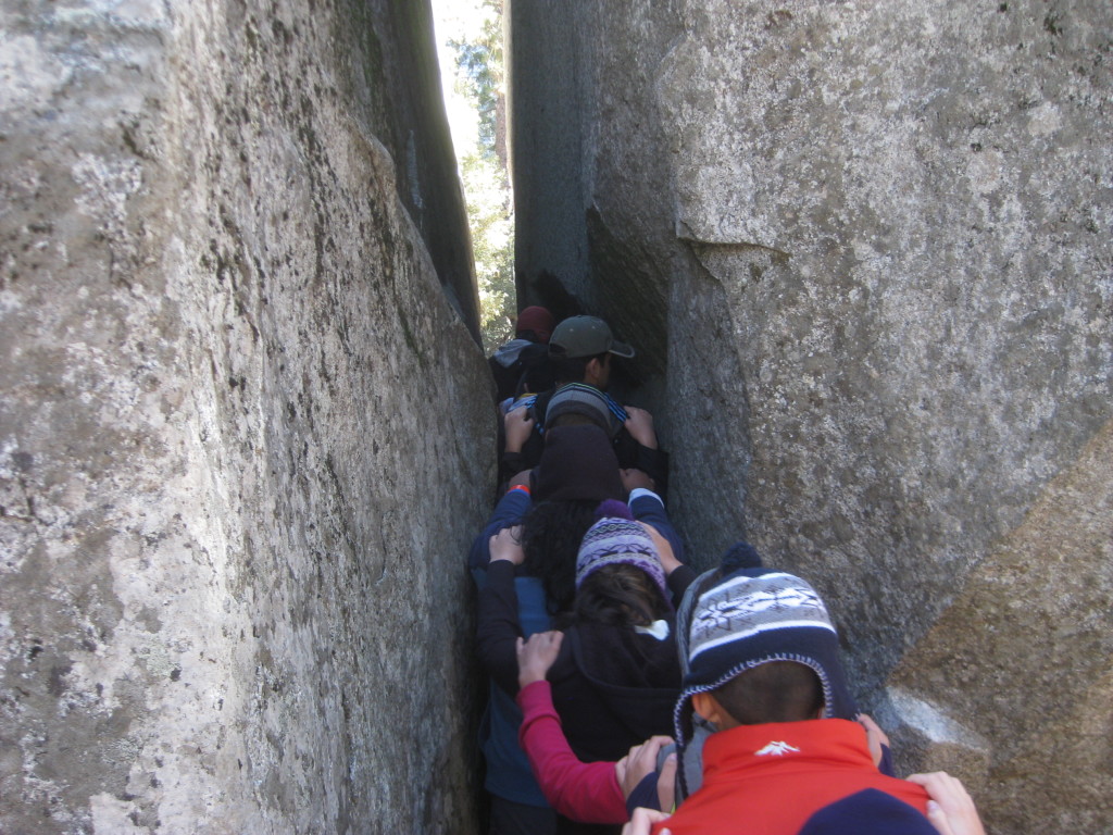 Rio Tierra Junior High students on a Project DREAM trip to Yosemite